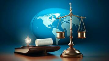 international loi journée honorer global jurisprudence et légal des principes photo