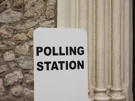 bureau de vote à londres photo