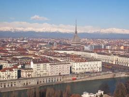 vue aérienne de turin photo