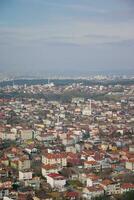 Arial vue de Istanbul asiatique côté Urbain bâtiment blocs photo