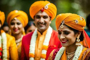 Indien mariage dans Bangalore. généré par ai photo