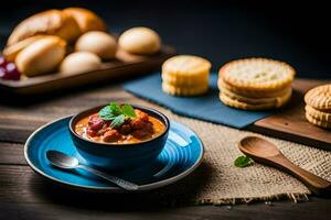 le meilleur soupe recettes pour l'hiver. généré par ai photo