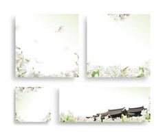 beau cadre de fleurs de printemps, invitation, carte de mariage photo