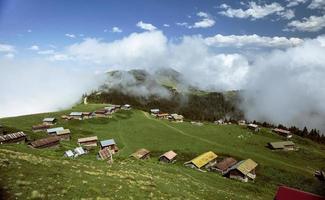 plateau de sal, rize, turquie, vue sur les montagnes, paysage naturel photo