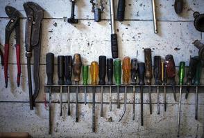 un concept industriel outils d'équipement de réparation photo