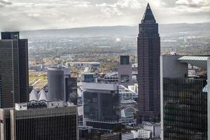 Bâtiments généraux de paysage urbain européen en allemagne francfort photo