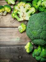 Frais Couper brocoli. photo