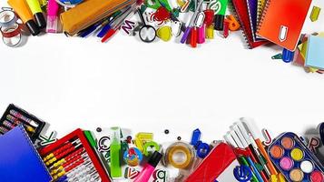 outils scolaires et de bureau photo