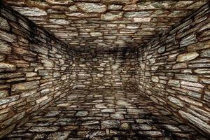 scène de salle de briques intérieures urbaines abstraites photo