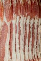 brut Bacon texture. photo