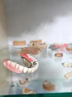 plaque dentaire en porcelaine de zirconium photo