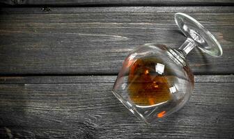 Cognac dans une verre. photo