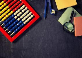 outils scolaires et de bureau photo