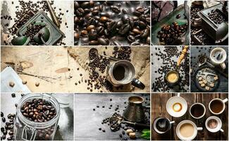 nourriture collage de café . photo