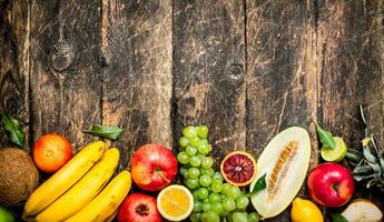 variété de Frais des fruits. photo