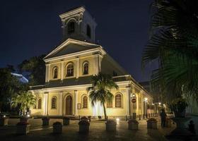 Notre-Dame de Carmo monument historique église d'architecture coloniale portugaise à Taipa Macao Chine