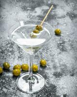 martini avec Olives. photo