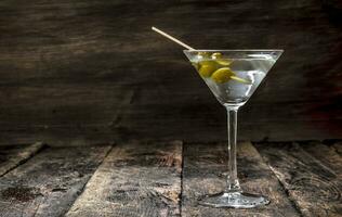 martini avec Olives. photo