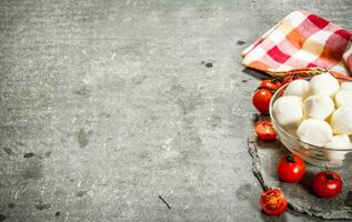 mozzarella avec tomates . photo