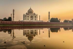 tajmahal vue rivière côté photo