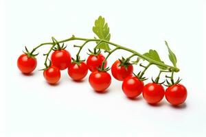 dodu branche Cerise tomates. produire ai photo