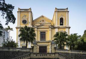 st. Lawrence Old Colonial Heritage Catholic Church Landmark à Macao en Chine photo