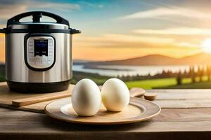 le meilleur instant pot recettes pour le vacances. généré par ai photo