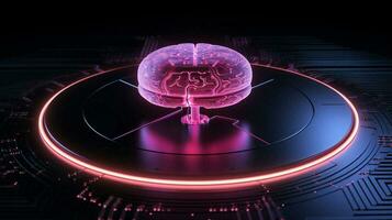 La technologie intelligence cerveau photo