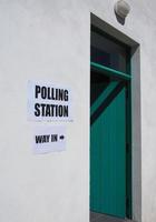 bureau de vote des élections générales photo