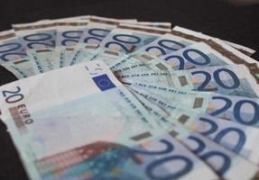 billets en euros photo