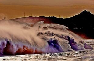 mer avec vagues photo