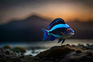 photo fond d'écran le ciel, mer, poisson, le océan, le mer, le océan, le. généré par ai