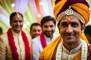 Indien mariage photographe dans Hyderâbâd. généré par ai photo