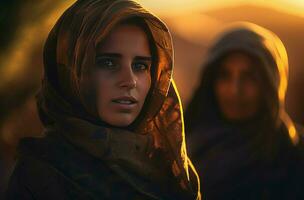 berbères femmes de Maroc. produire ai photo