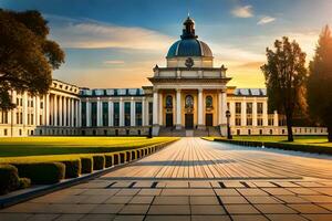 le Université de wrocław, Pologne. généré par ai photo