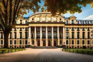 le Université de st Pétersbourg, Russie. généré par ai photo