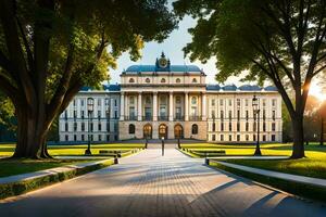 le Université de Wisconsin dans madison, Wi. généré par ai photo