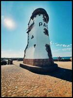 serein phare sur bréhat île, bretagne, France photo