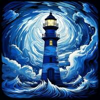 phare art illustration photo