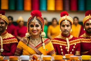 Indien mariage la photographie dans Bangalore. généré par ai photo