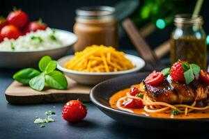 le meilleur nourriture à manger pour poids perte. généré par ai photo