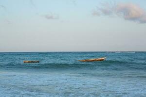 paradis plage avec blanc le sable et palmiers. Diane plage à Indien océan alentours de maman, Kenya. paysage photo exotique plage dans Afrique