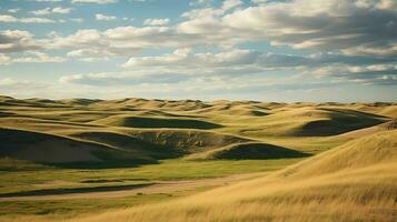 robuste Nebraska des dunes unique ai généré photo