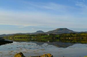 magnifique vues de Macleod les tables et dunvegan loch photo