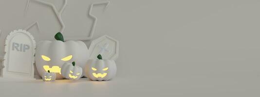 3d le rendu Halloween journée Contexte photo