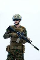 soldat homme caucasien photo