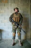 soldat homme caucasien photo