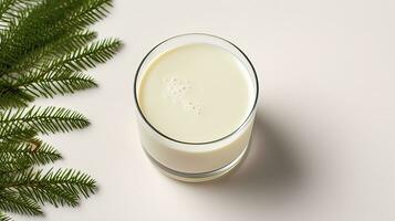 photo de Lait de poule Noël fond d'écran, ai généré.