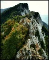 l'automne sérénité dans savoyarde, France chartreuse montagnes photo