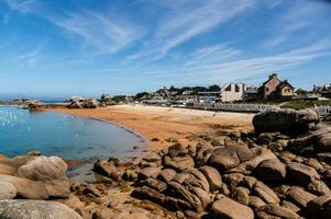 été côtier beauté dans Bretagne, France photo